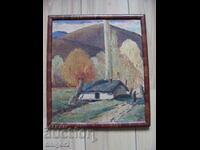 Painting by the famous Boris Kolev, oil, cardboard, signed