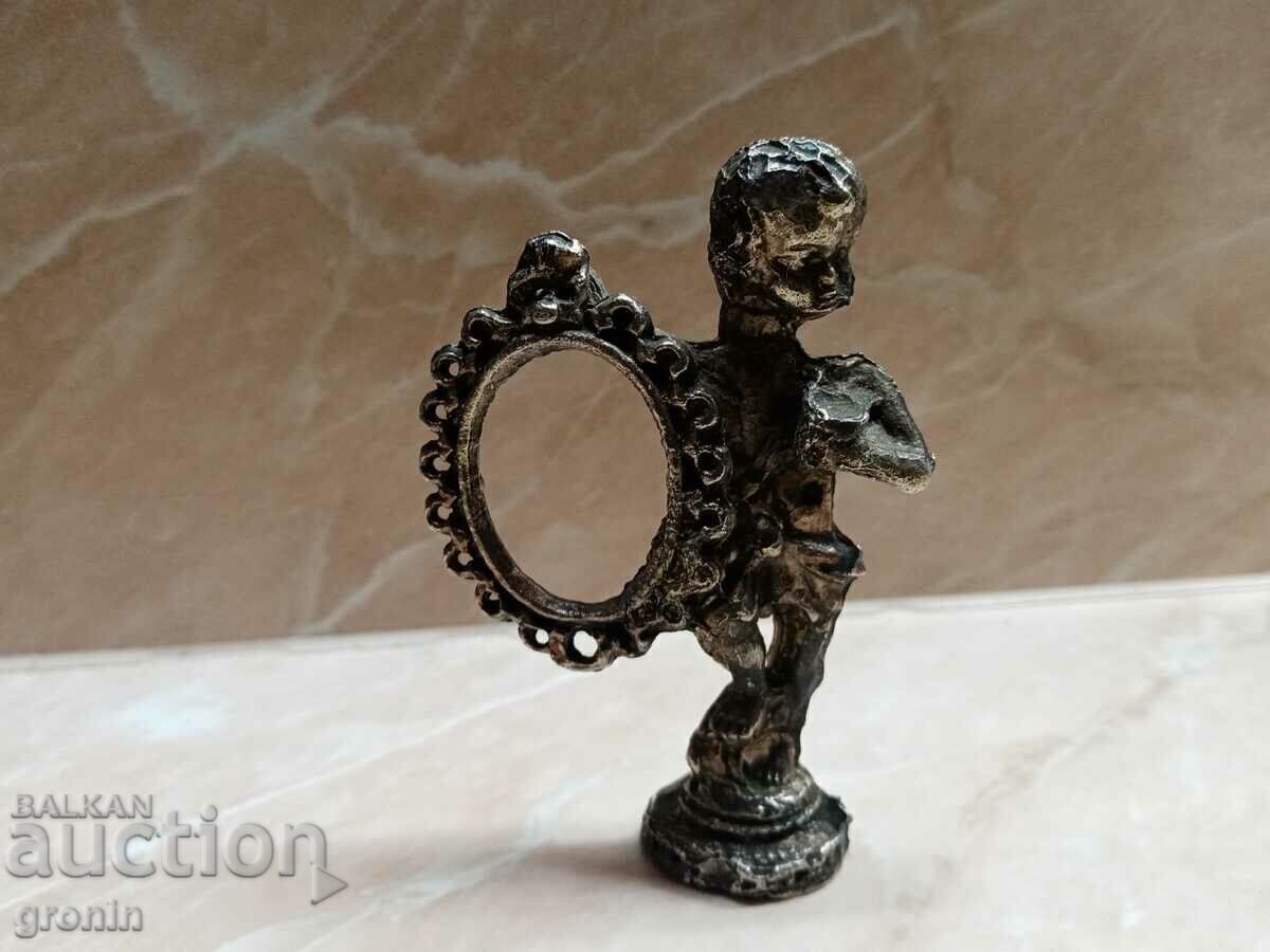 Figure, photo frame, child, vintage, miniature, - 6 Figure, photo frame, child, vintage, miniature, - 6