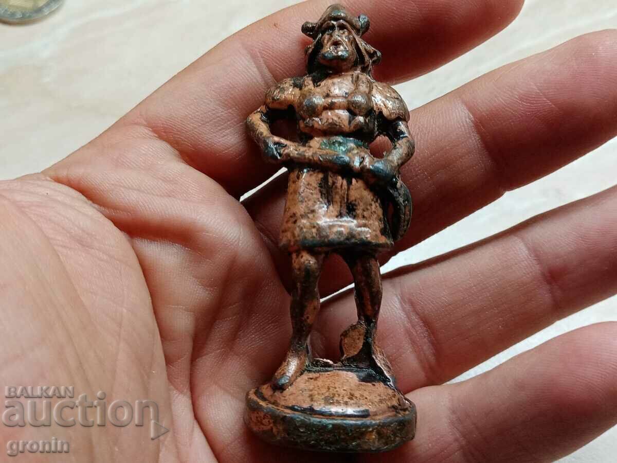 Viking, războinic, figură, retro, sabie, cască, jucărie, șah, - 6