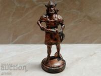 Viking, warrior, figure, retro, sword, helmet, toy, chess,