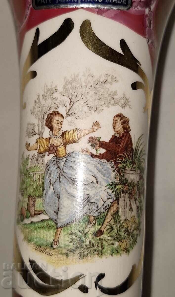 Porcelain vase--Laeken--hand made--Belgium with price € 25.00 | 48.90 BGN Porcelain vase--Laeken--hand made--Belgium with price € 25.00 | 48.90 BGN