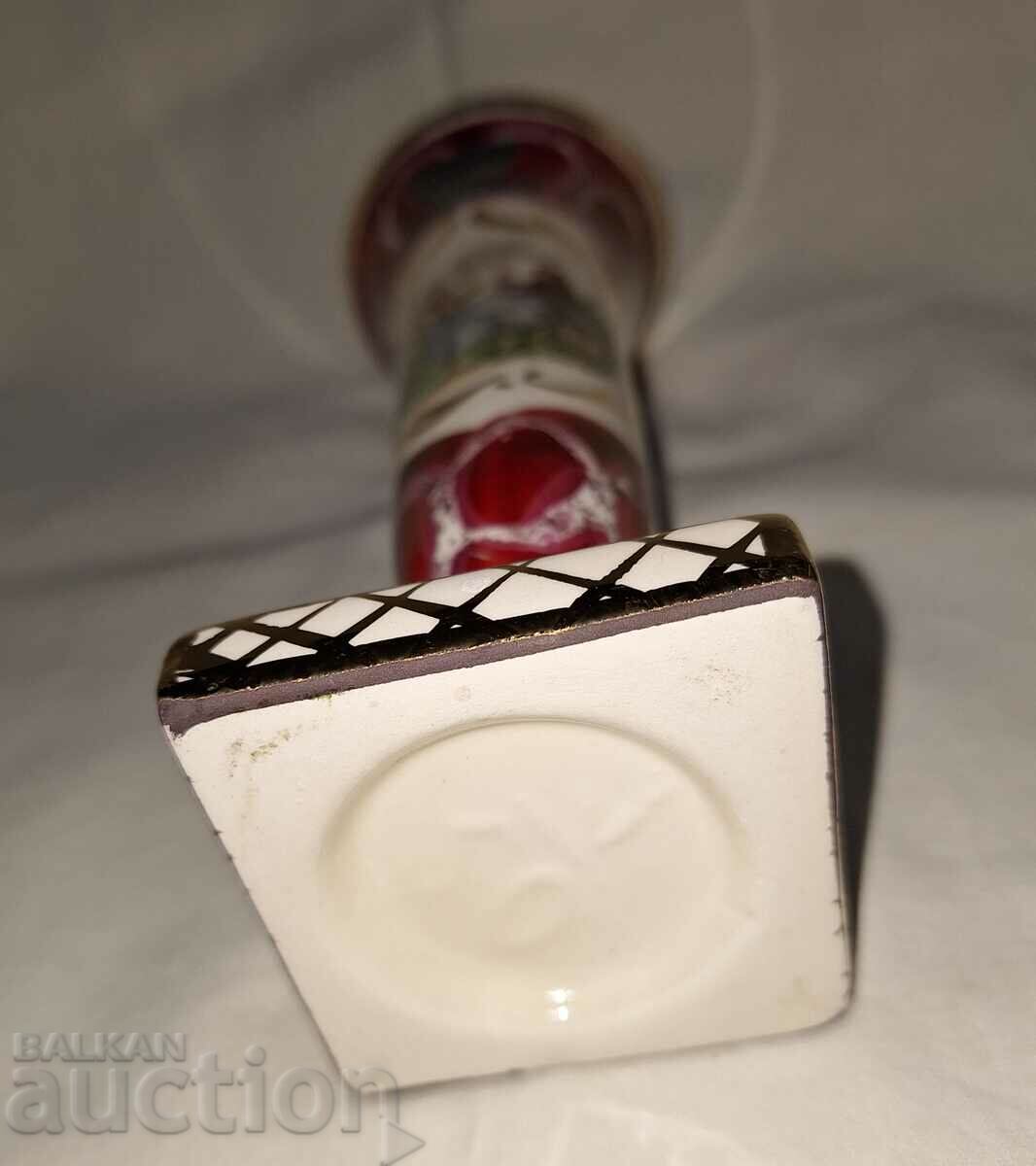 Porcelain vase--Laeken--hand made--Belgium - 7 Porcelain vase--Laeken--hand made--Belgium - 7