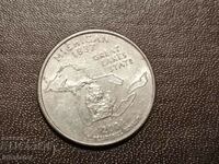 Michigan 25 cent 2004 D