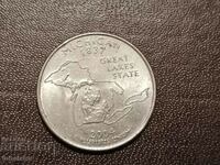 Michigan 25 cents 2004 R