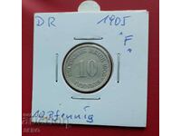 Germania-10 Pfennig 1905 F-Stuttgart