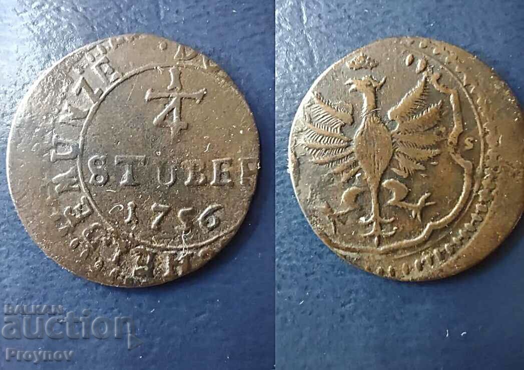 MINT ERROR-1/4 - Кьолнски талер-1756г.