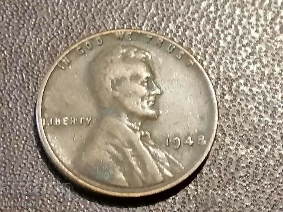 1948 1 cent SUA