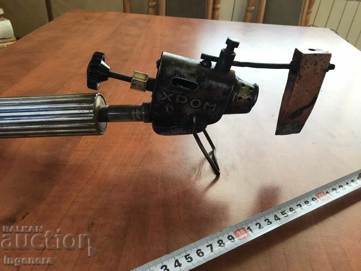 Auction RETRO-CHROME PETROL SOLDERING IRON SILISTRA-BULGARIA Auction RETRO-CHROME PETROL SOLDERING IRON SILISTRA-BULGARIA