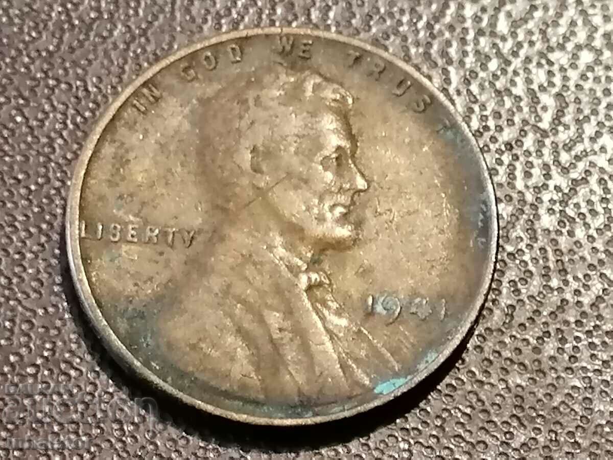 1941 1 cent SUA