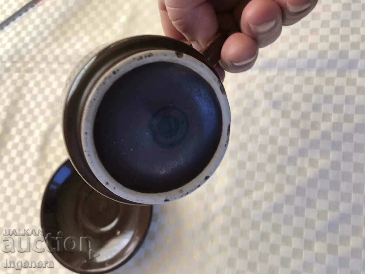 CERAMIC CUP COFFEE TEA SET - 6 CERAMIC CUP COFFEE TEA SET - 6