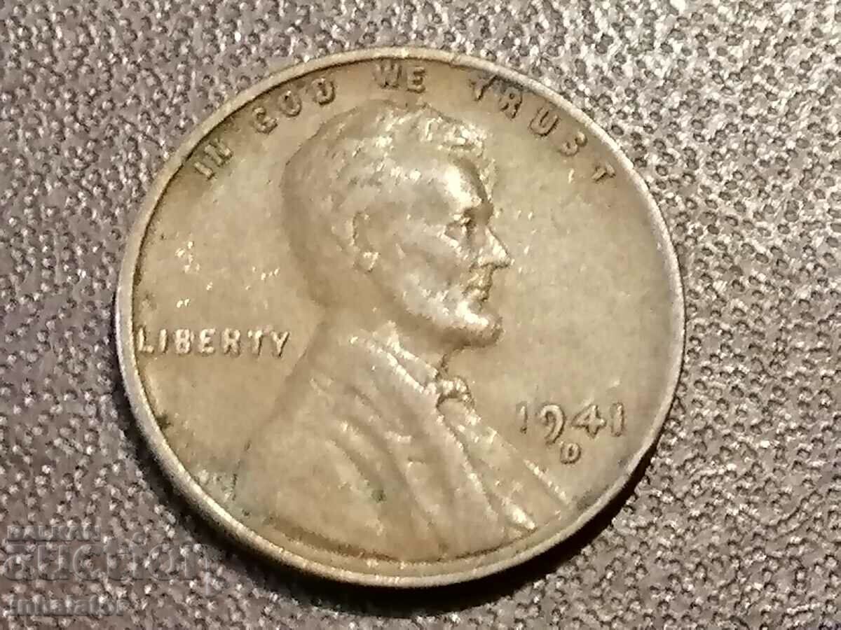 1941 1 cent SUA D