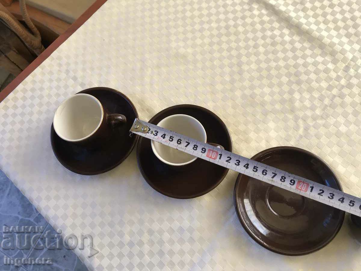 CERAMIC COFFEE COFFEE TEA SET-3 PCS. with price 10.00 BGN | € 5.11 CERAMIC COFFEE COFFEE TEA SET-3 PCS. with price 10.00 BGN | € 5.11