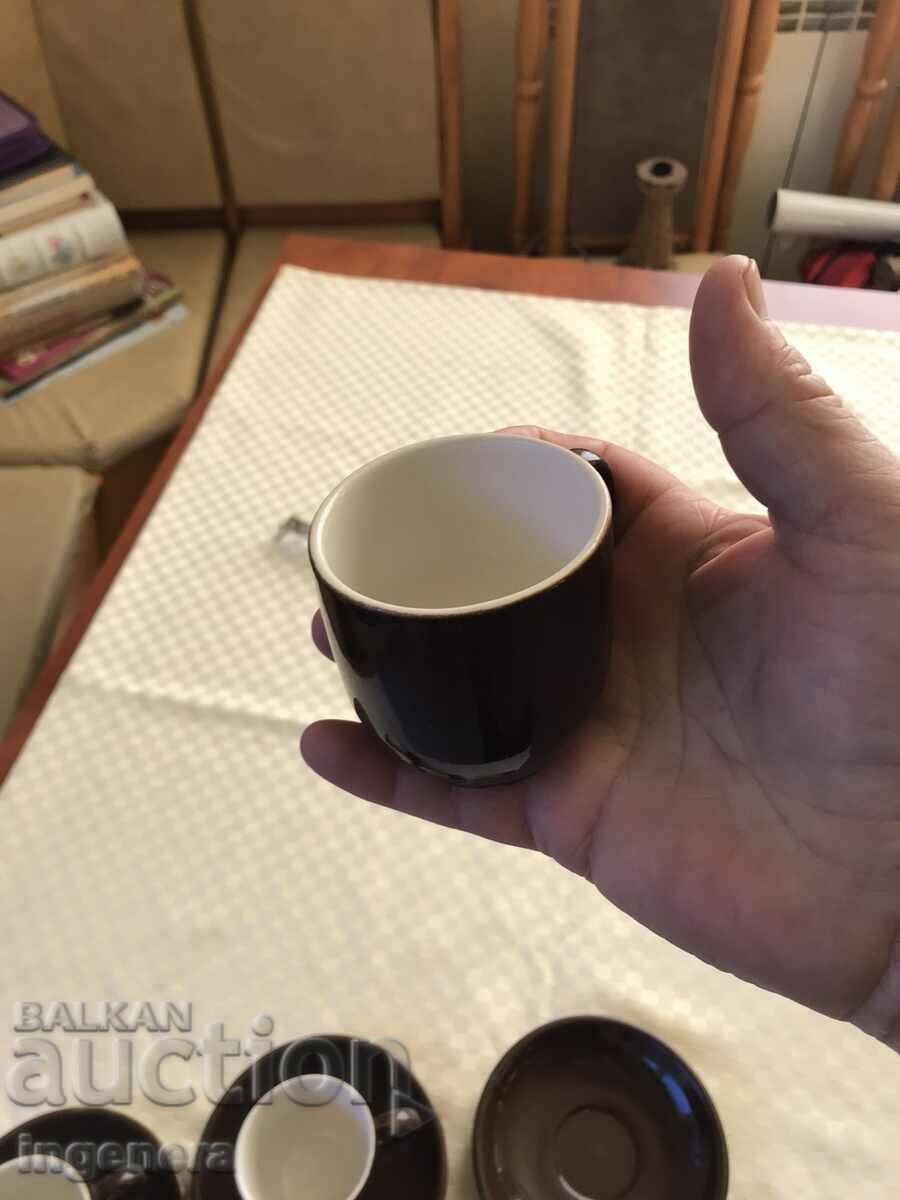 Auction CERAMIC COFFEE COFFEE TEA SET-3 PCS. Auction CERAMIC COFFEE COFFEE TEA SET-3 PCS.