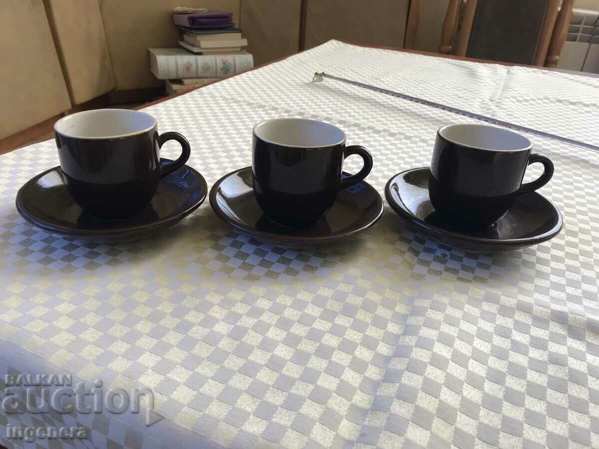 SET CEAAI CAFEA CERAMICA-3 BUC.