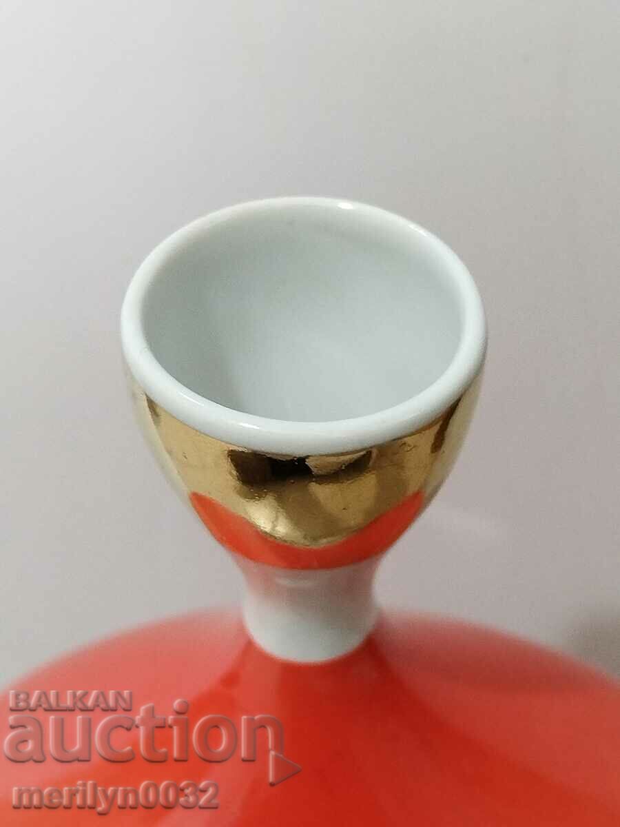 Delivery of A luxury porcelain bottle, award to a Bulgarian Chekist in the USSR Delivery of A luxury porcelain bottle, award to a Bulgarian Chekist in the USSR