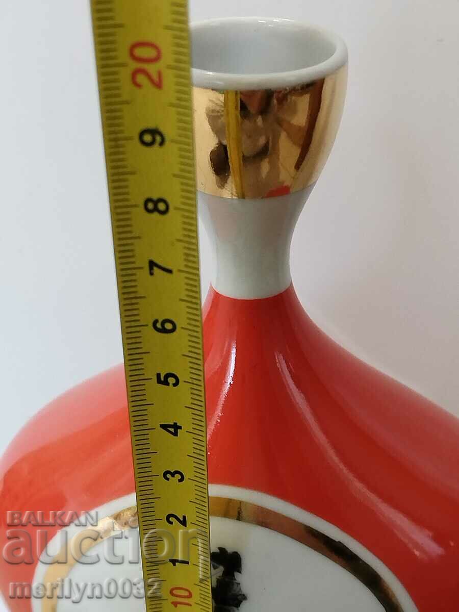 A luxury porcelain bottle, award to a Bulgarian Chekist in the USSR - 5 A luxury porcelain bottle, award to a Bulgarian Chekist in the USSR - 5