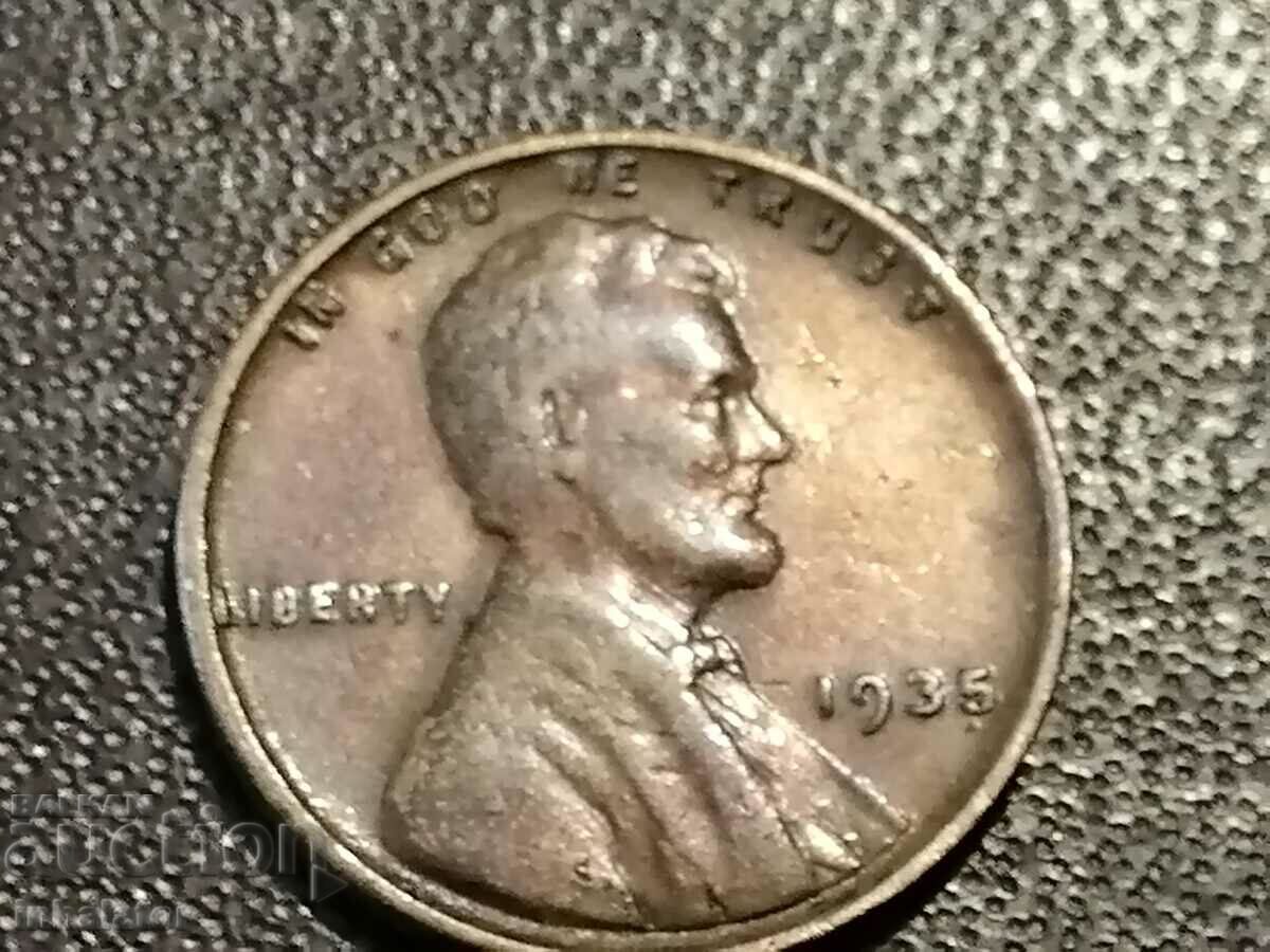 1935 1 cent SUA