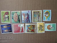 10 pcs. POSTAL STAMPS - ROMANIA