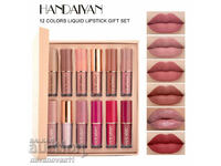 Set of 12 HANDAIYAN Liquid Long Lasting Matte Lipsticks