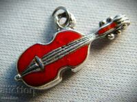 "Professional" silver locket with enamel