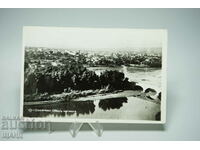 1930 Card Photo Sevlievo View River Bridge Panorama Pask