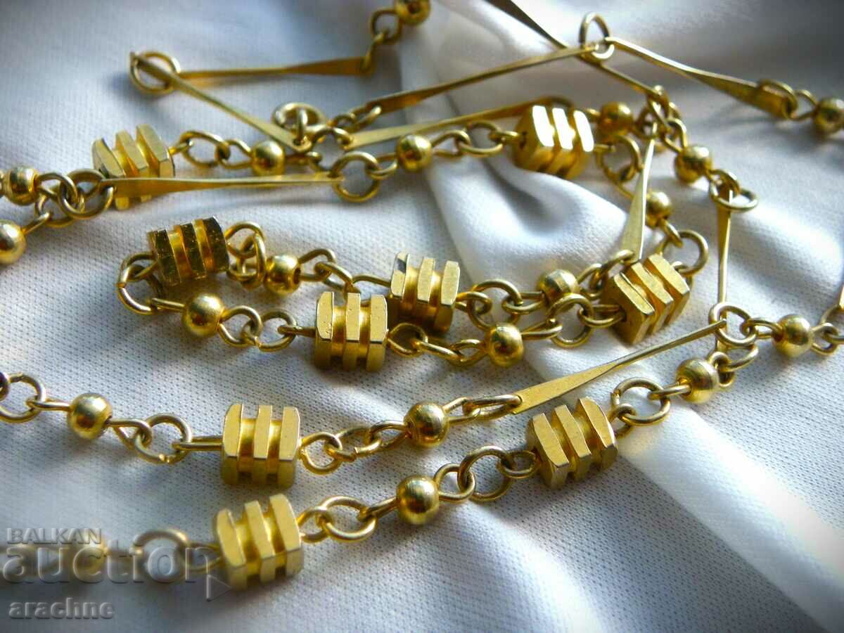 Аукцион Сребърно позлатено колие Аукцион Сребърно позлатено колие