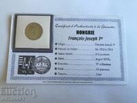 Moneda de argint Austria Ungaria 2 corona 1912 argint