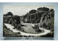 1930 Card Photo Belogradchik Rocks Cart Road Rare