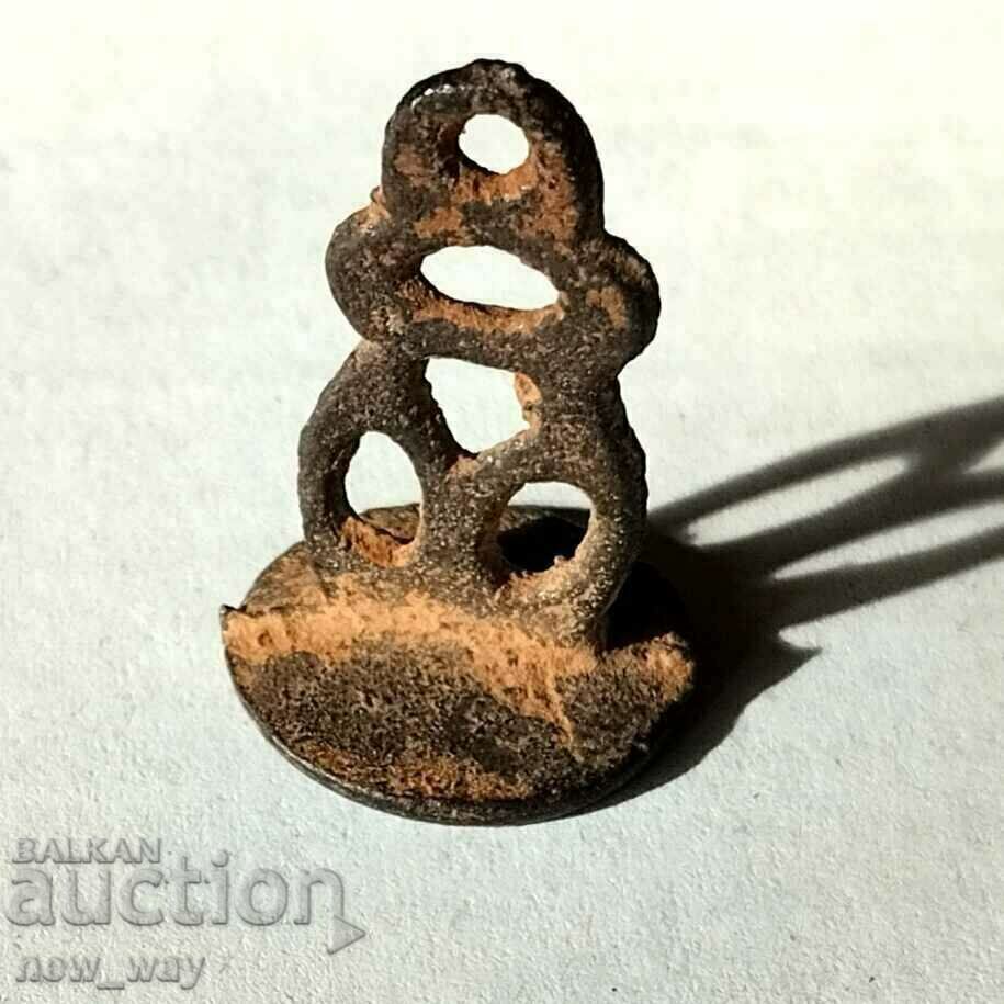 Licitație Vechi sigiliu otoman din bronz Licitație Vechi sigiliu otoman din bronz