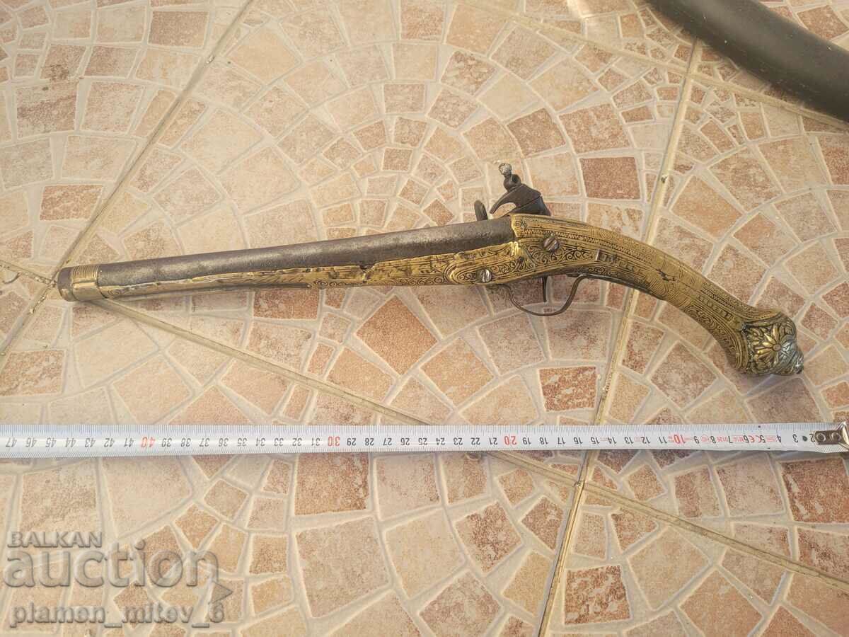 Arnaut pistol, pishtov, flint, euzalia - 5
