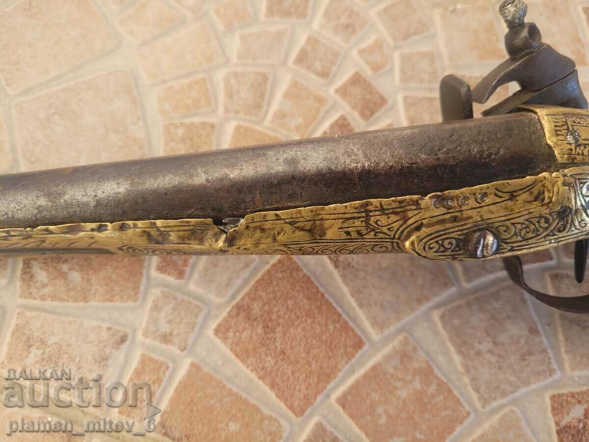 Арнаутски пистолет, пищов, кремъклия, евзалия - 6