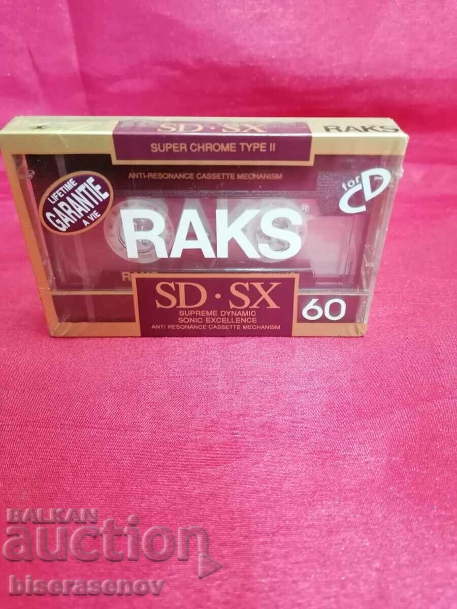 New audio cassette RAKS SD-SX 60 TYPE II