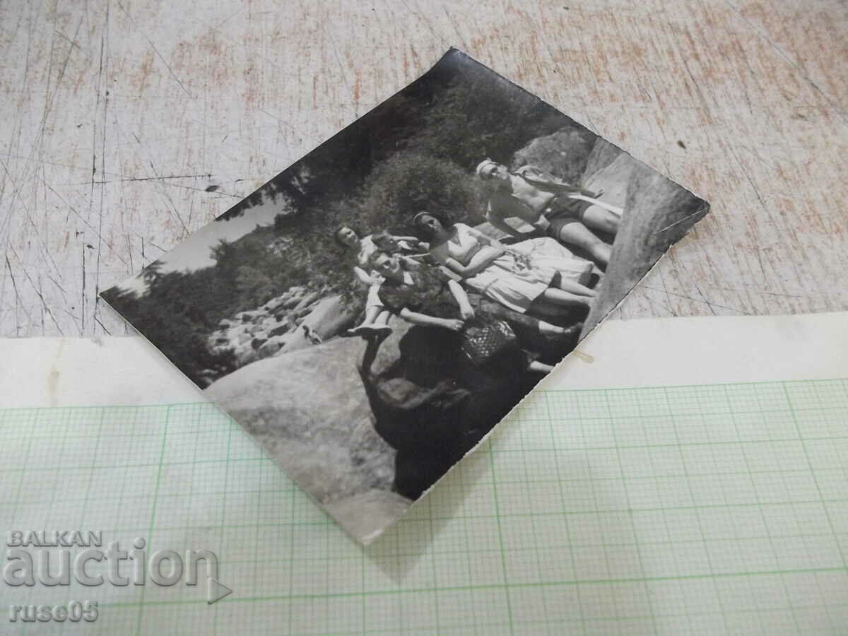 Auction Old photo of four on a trip to the Golden Bridges-Vitosha Auction Old photo of four on a trip to the Golden Bridges-Vitosha