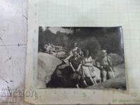 Old photo of four on a trip to the Golden Bridges-Vitosha