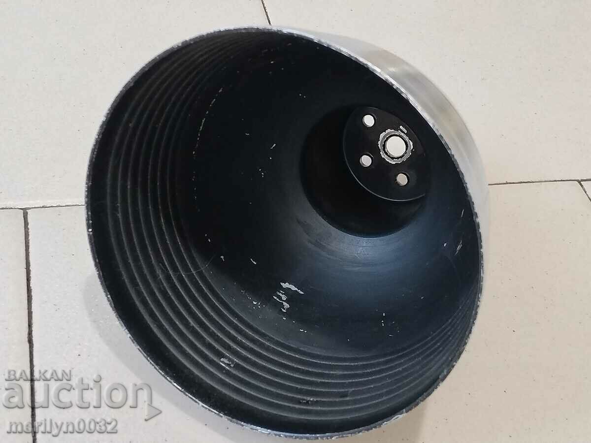 Delivery of Aluminum reflector of an industrial lamp shade Delivery of Aluminum reflector of an industrial lamp shade