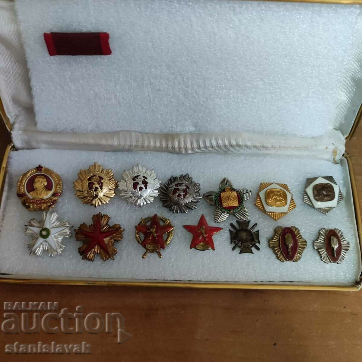 Miniatures of socialist orders - 6 Miniatures of socialist orders - 6