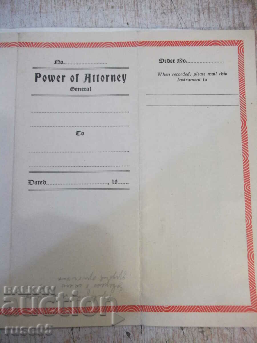 Power of attorney from America - 5 Power of attorney from America - 5