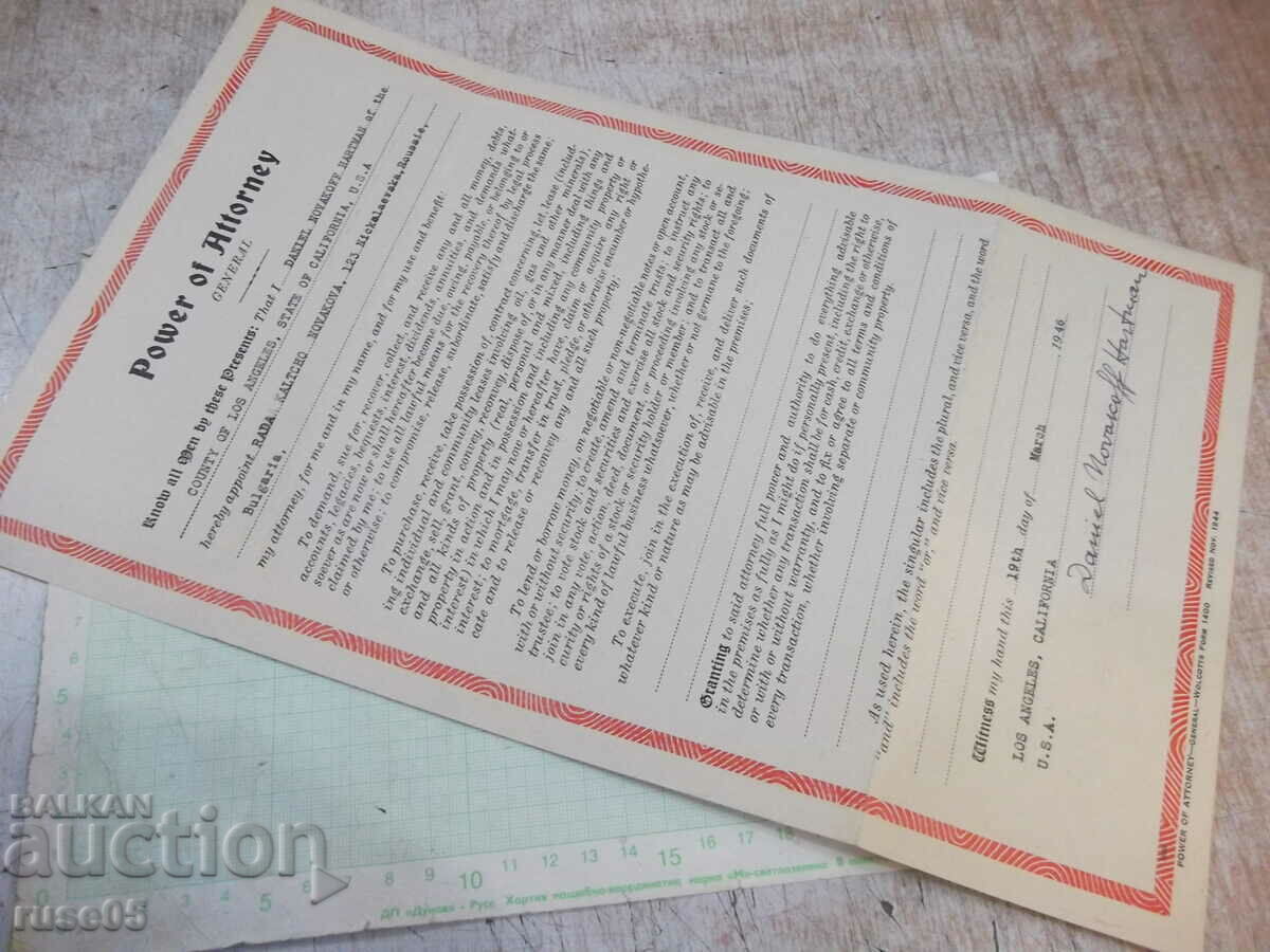 Power of attorney from America - 7 Power of attorney from America - 7