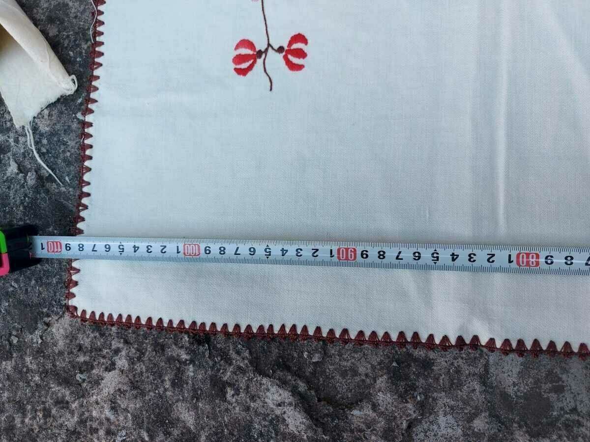 . OLD EMBROIDERED CARPET WALL CHECK RUG EMBROIDERY - 5 . OLD EMBROIDERED CARPET WALL CHECK RUG EMBROIDERY - 5