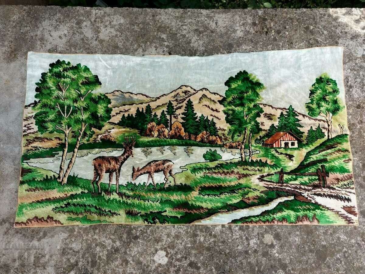 Auction . OLD UNUSED CARPET RUG WALL Auction . OLD UNUSED CARPET RUG WALL