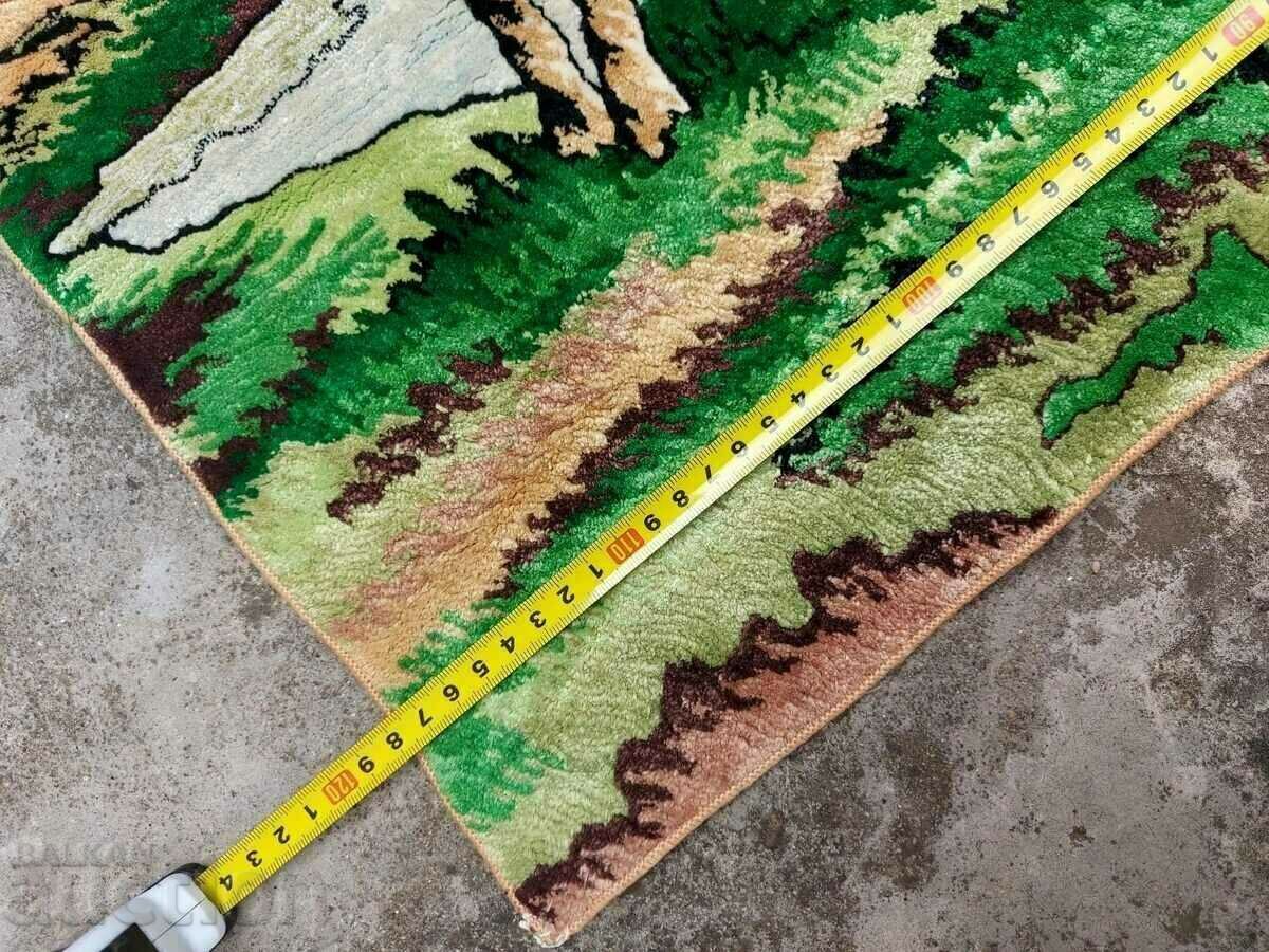 . OLD UNUSED CARPET RUG WALL - 6 . OLD UNUSED CARPET RUG WALL - 6