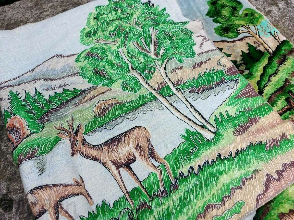 . OLD UNUSED CARPET RUG WALL - 6 . OLD UNUSED CARPET RUG WALL - 6