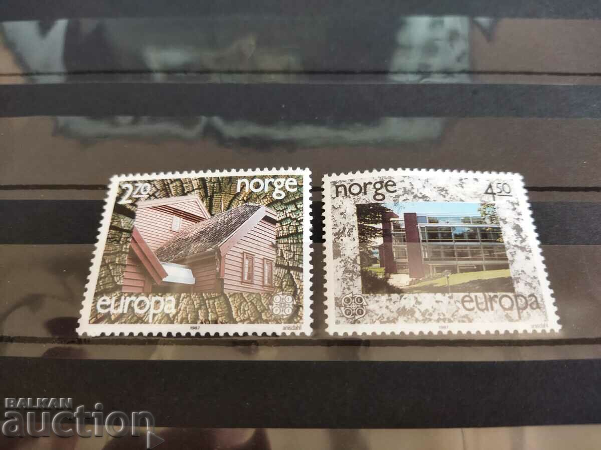 Norway Michel No. 965/66 of 1987 EUROPE with price 2.00 BGN | € 1.02 Norway Michel No. 965/66 of 1987 EUROPE with price 2.00 BGN | € 1.02