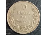 10 BGN Βασίλειο της Βουλγαρίας 1943