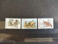 Norway Michel No. 981/83 of 1987 sports, horses