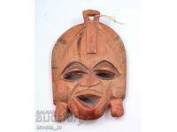 African wooden mask, handmade