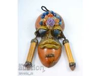 Brazilian mask handmade with semi-precious stones