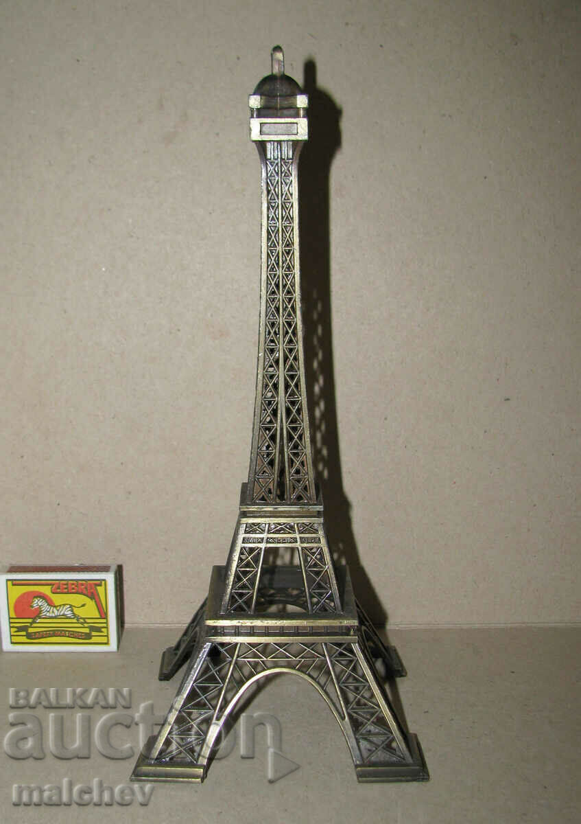 Desk decoration metal souvenir Eiffel Tower 25cm save.