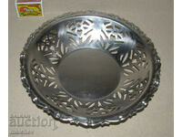 Metal fruit bowl 22 cm stainless steel colander paner, preserved