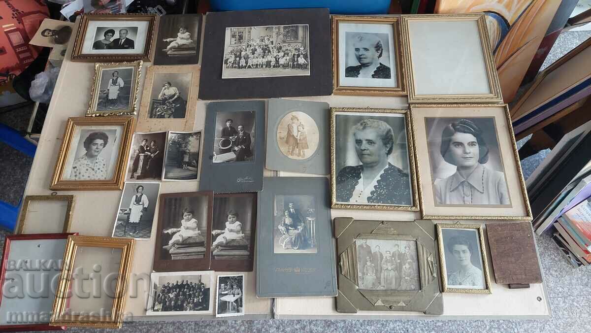 Old photos and frames